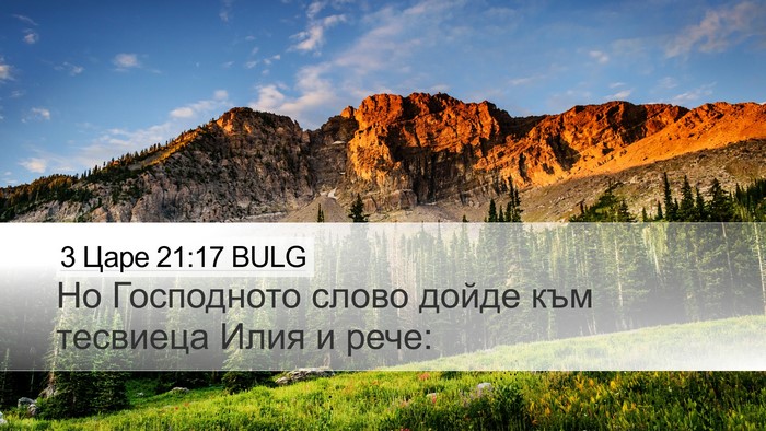 3 Царе 21:17 BULG Bible Verse Image