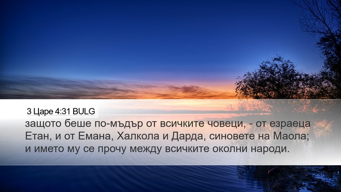 3 Царе 4:31 BULG Bible Verse Image