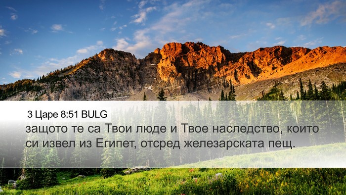 3 Царе 8:51 BULG Bible Verse Image