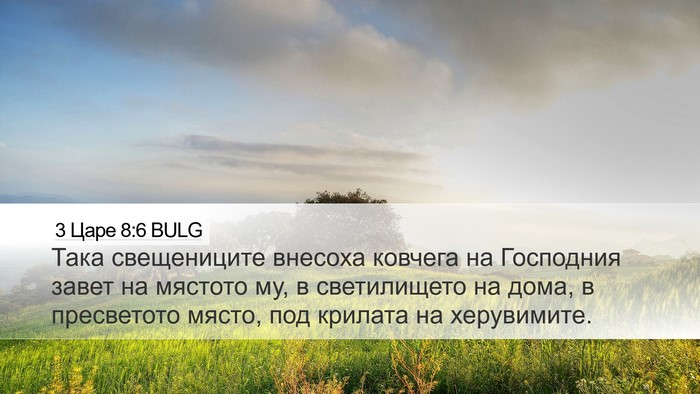 3 Царе 8:6 BULG Bible Verse Image