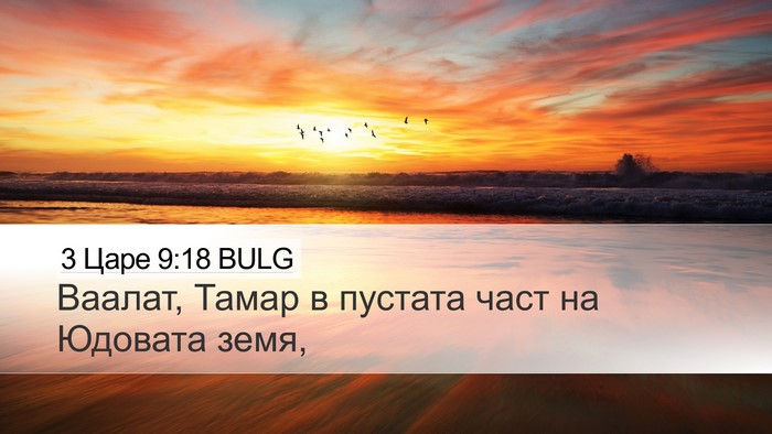 3 Царе 9:18 BULG Bible Verse Image