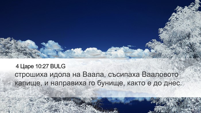 4 Царе 10:27 BULG Bible Verse Image