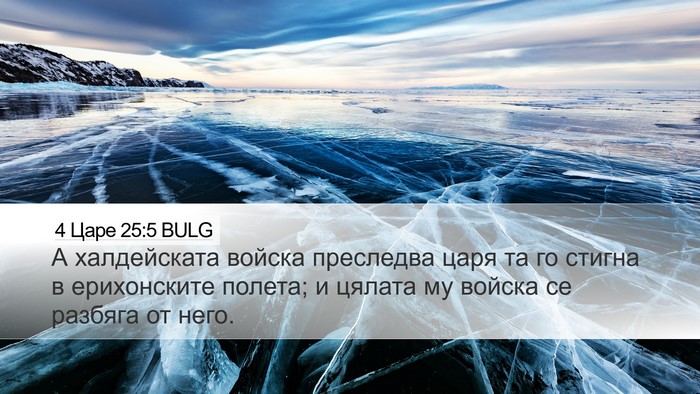4 Царе 25:5 BULG Bible Verse Image