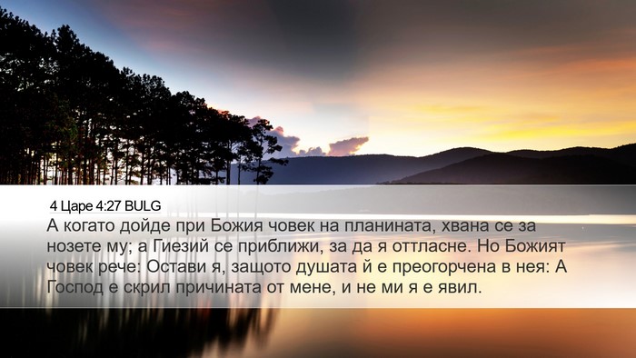 4 Царе 4:27 BULG Bible Verse Image