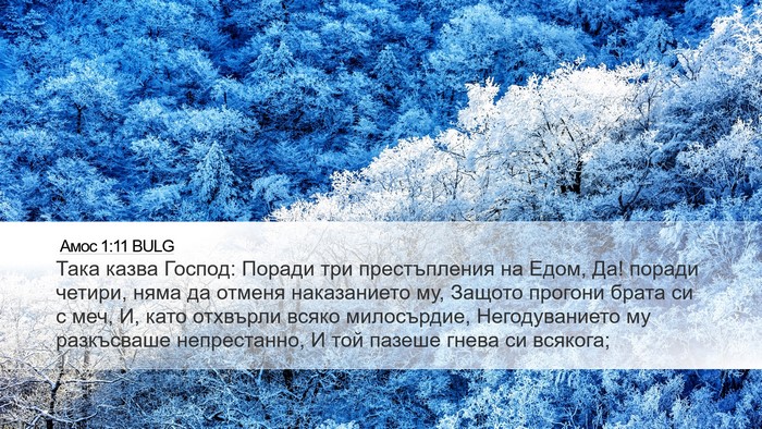 Амос 1:11 BULG Bible Verse Image