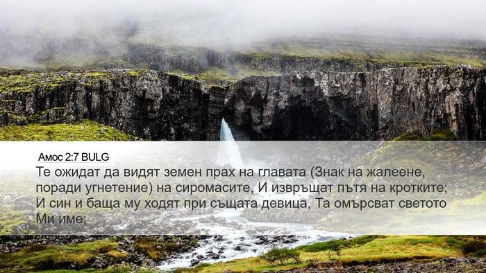 Амос 2:7 BULG Bible Verse Image