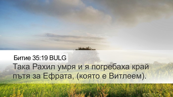 Битие 35:19 BULG Bible Verse Image