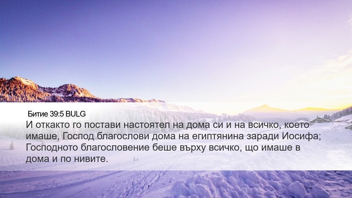Битие 39:5 BULG Bible Verse Image