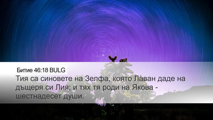 Битие 46:18 BULG Bible Verse Image