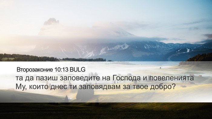 Второзаконие 10:13 BULG Bible Verse Image