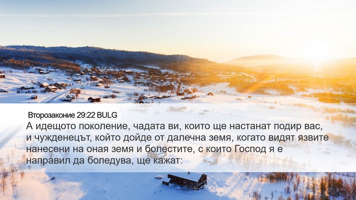 Второзаконие 29:22 BULG Bible Verse Image