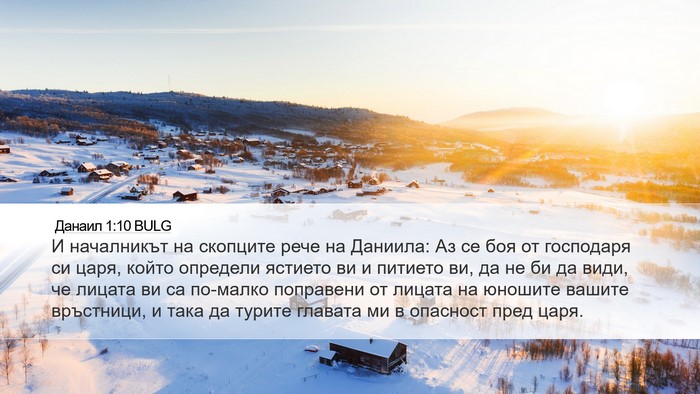 Данаил 1:10 BULG Bible Verse Image