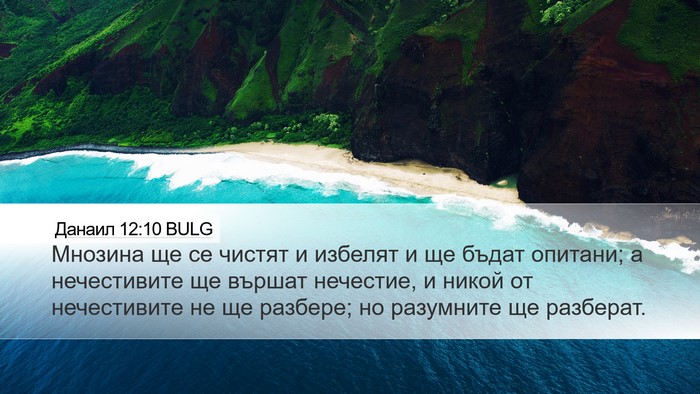 Данаил 12:10 BULG Bible Verse Image