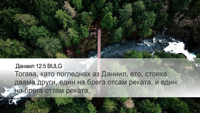 Данаил 12:5 BULG Bible Verse Image