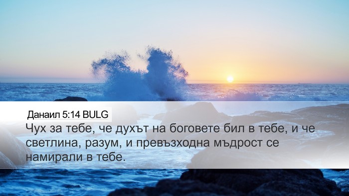 Данаил 5:14 BULG Bible Verse Image