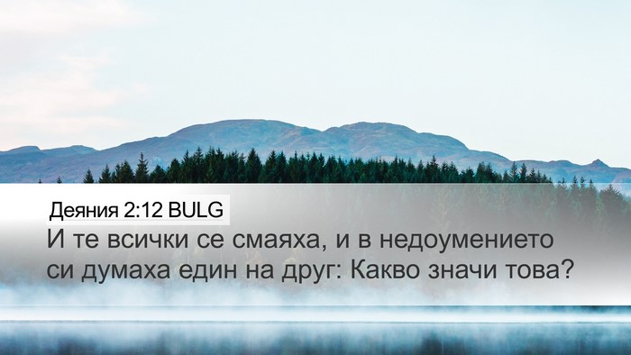 Деяния 2:12 BULG Bible Verse Image