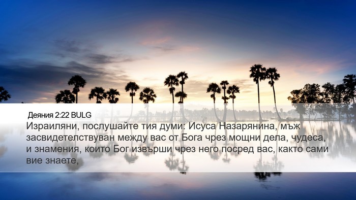 Деяния 2:22 BULG Bible Verse Image