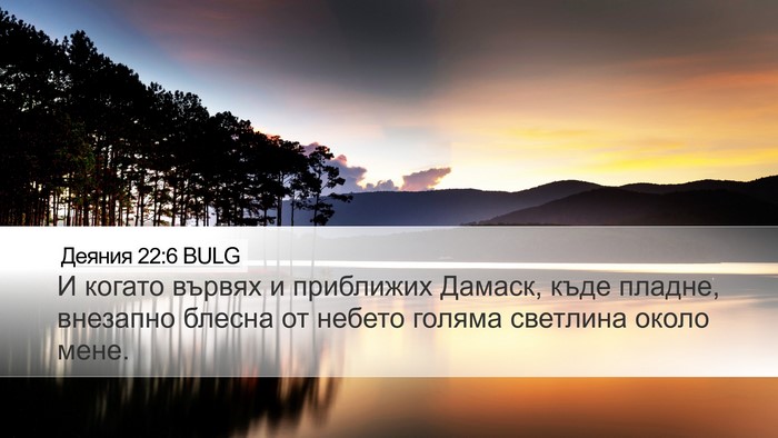 Деяния 22:6 BULG Bible Verse Image
