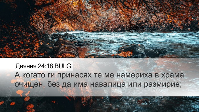 Деяния 24:18 BULG Bible Verse Image
