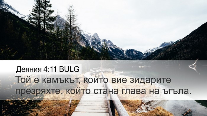 Деяния 4:11 BULG Bible Verse Image