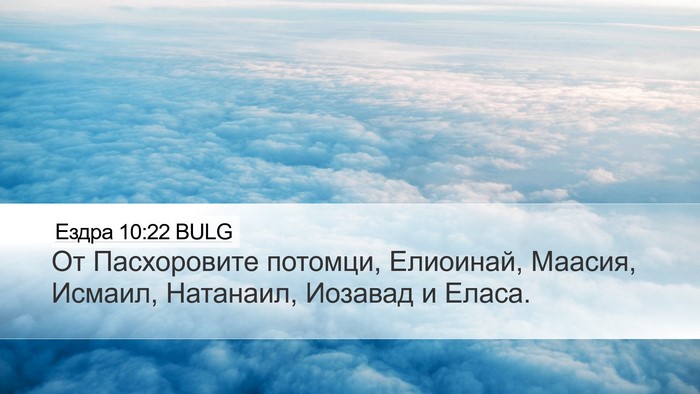 Ездра 10:22 BULG Bible Verse Image