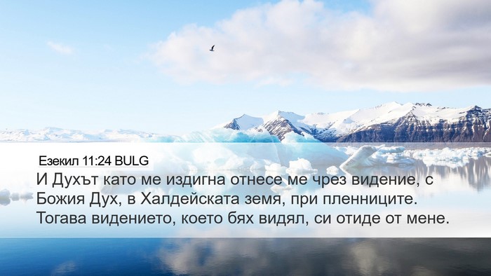 Езекил 11:24 BULG Bible Verse Image