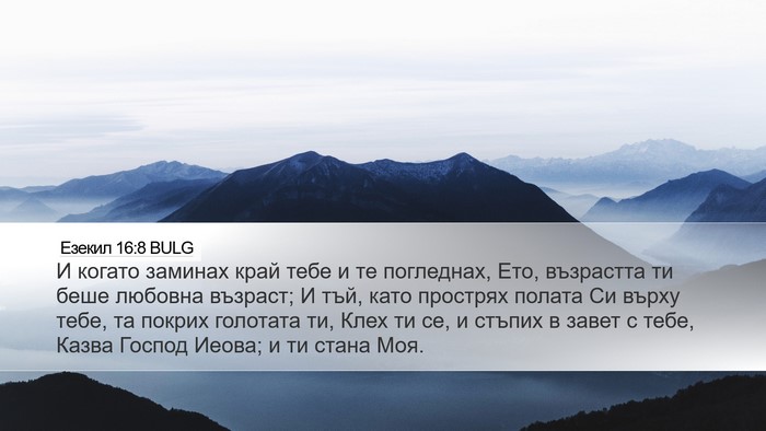 Езекил 16:8 BULG Bible Verse Image