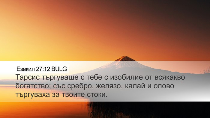 Езекил 27:12 BULG Bible Verse Image