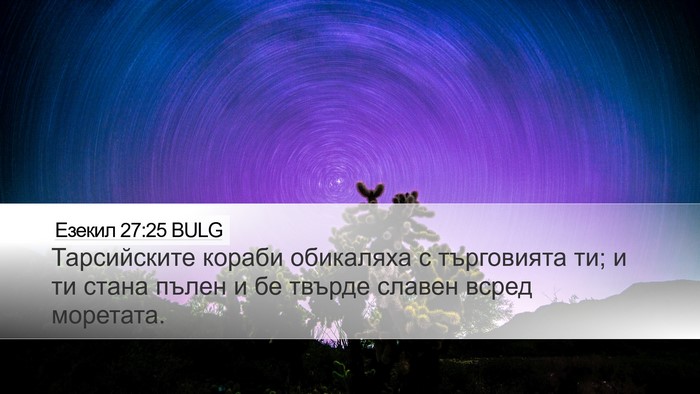 Езекил 27:25 BULG Bible Verse Image
