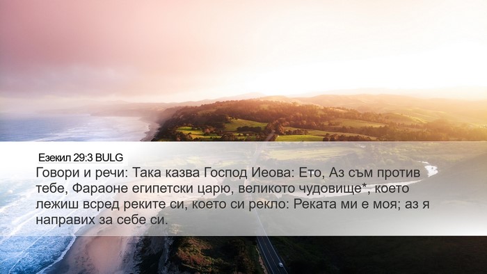 Езекил 29:3 BULG Bible Verse Image