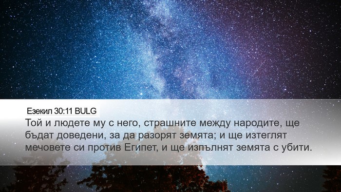 Езекил 30:11 BULG Bible Verse Image