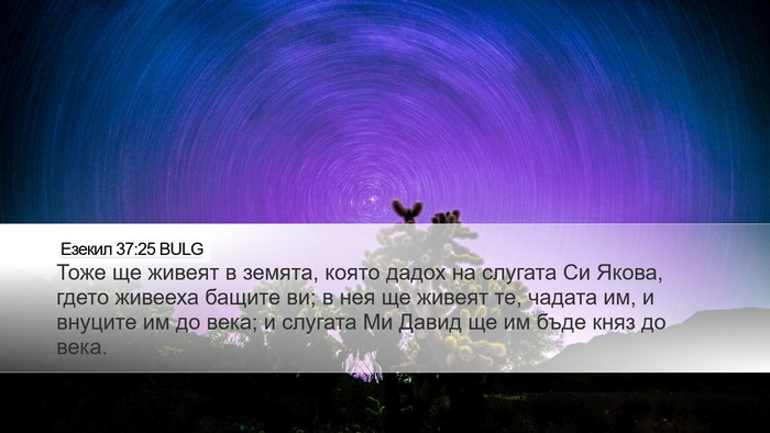 Езекил 37:25 BULG Bible Verse Image