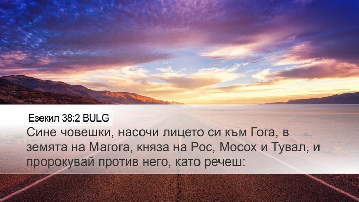 Езекил 38:2 BULG Bible Verse Image