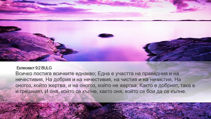 Еклесиаст 9:2 BULG Bible Verse Image