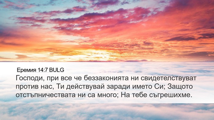 Еремия 14:7 BULG Bible Verse Image