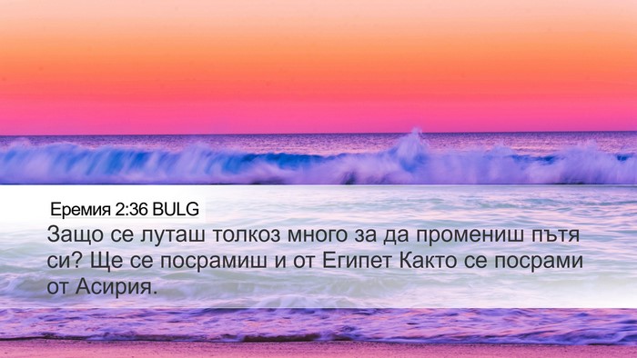 Еремия 2:36 BULG Bible Verse Image