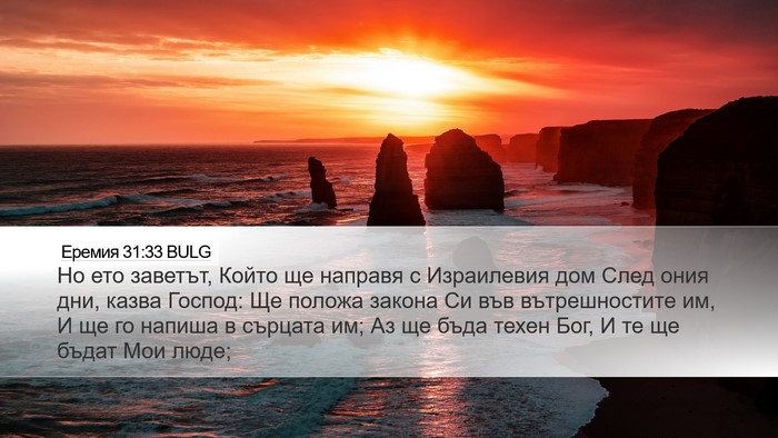 Еремия 31:33 BULG Bible Verse Image