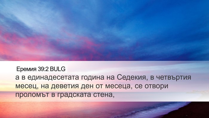 Еремия 39:2 BULG Bible Verse Image