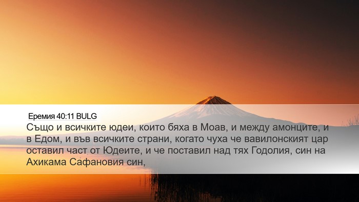 Еремия 40:11 BULG Bible Verse Image
