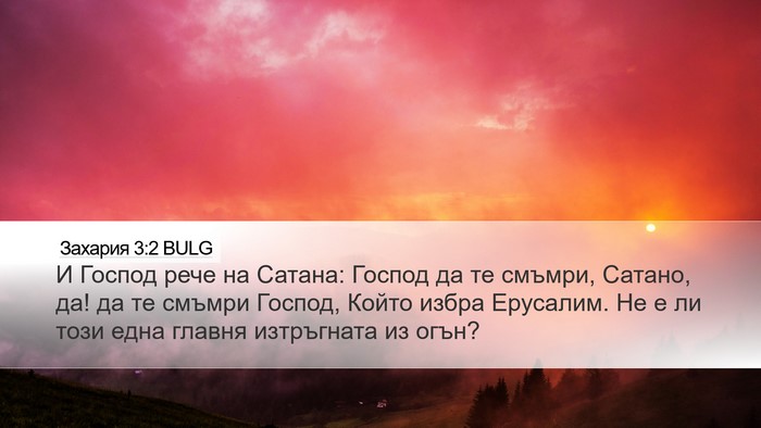 Захария 3:2 BULG Bible Verse Image