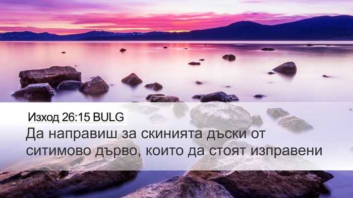 Изход 26:15 BULG Bible Verse Image