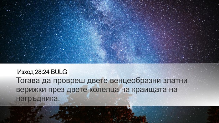 Изход 28:24 BULG Bible Verse Image