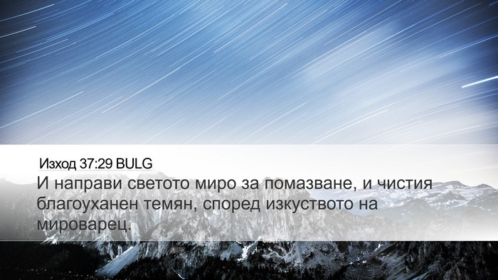 Изход 37:29 BULG Bible Verse Image