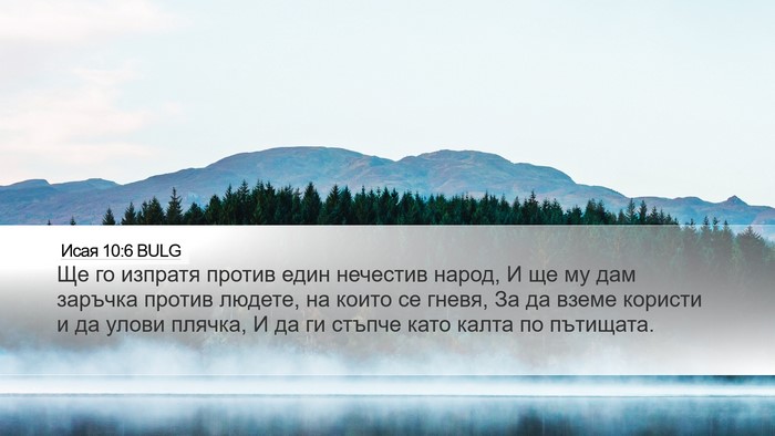 Исая 10:6 BULG Bible Verse Image
