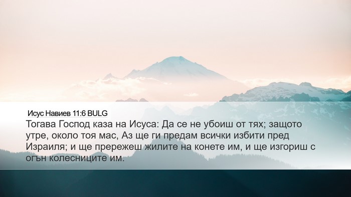 Исус Навиев 11:6 BULG Bible Verse Image