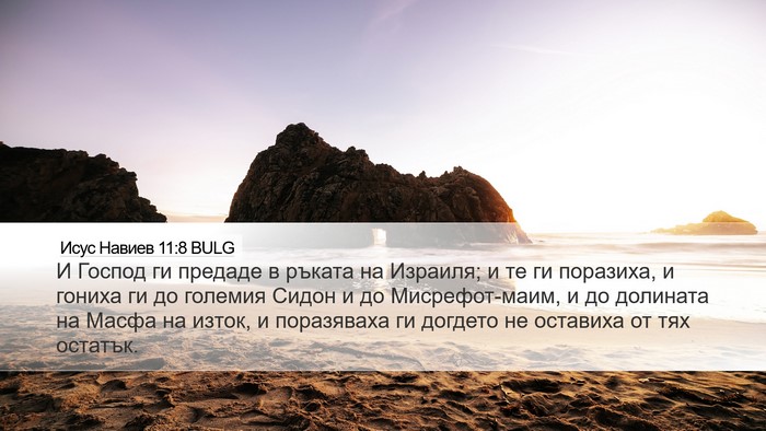 Исус Навиев 11:8 BULG Bible Verse Image