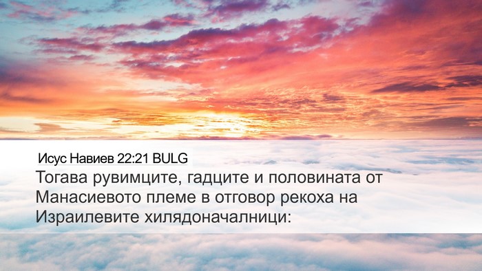 Исус Навиев 22:21 BULG Bible Verse Image