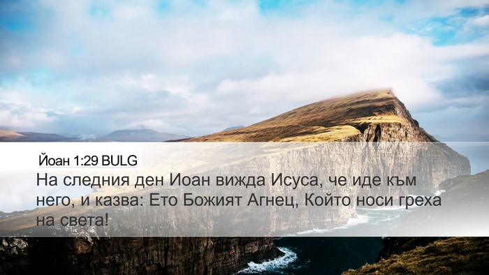 Йоан 1:29 BULG Bible Verse Image