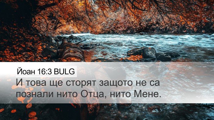 Йоан 16:3 BULG Bible Verse Image