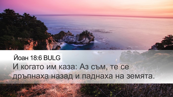 Йоан 18:6 BULG Bible Verse Image